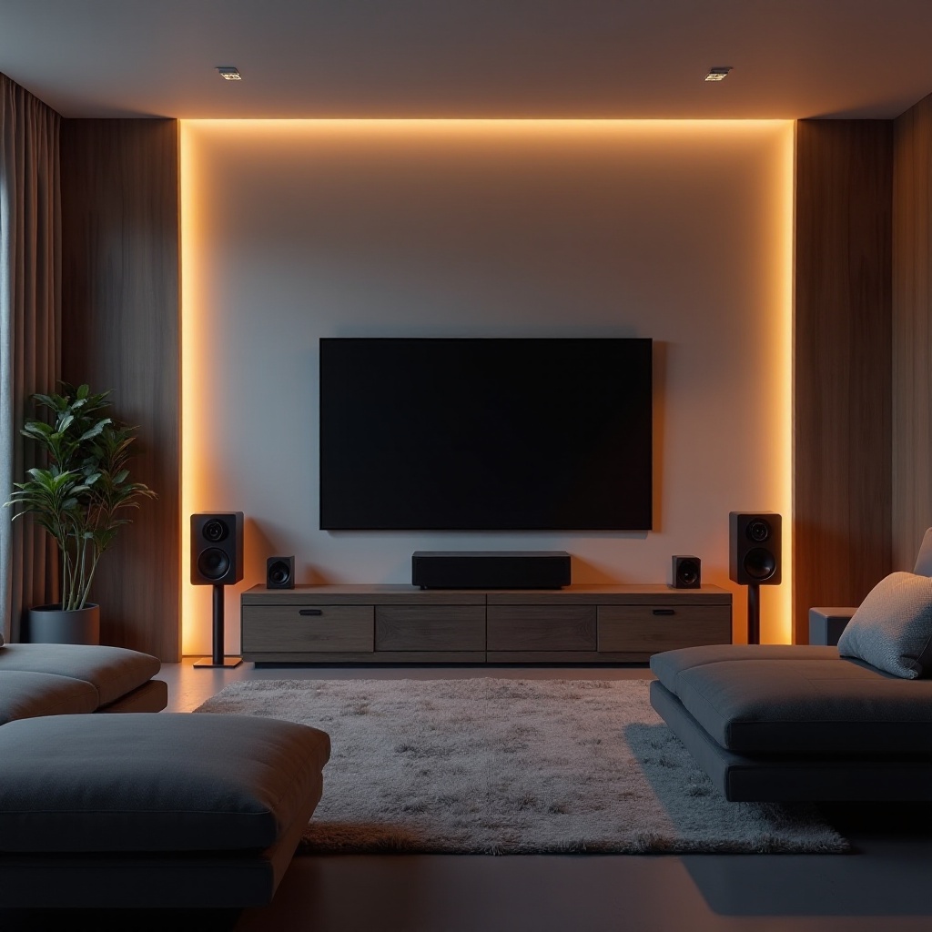 أفضل مكان لمكبرات الصوت المحيطية