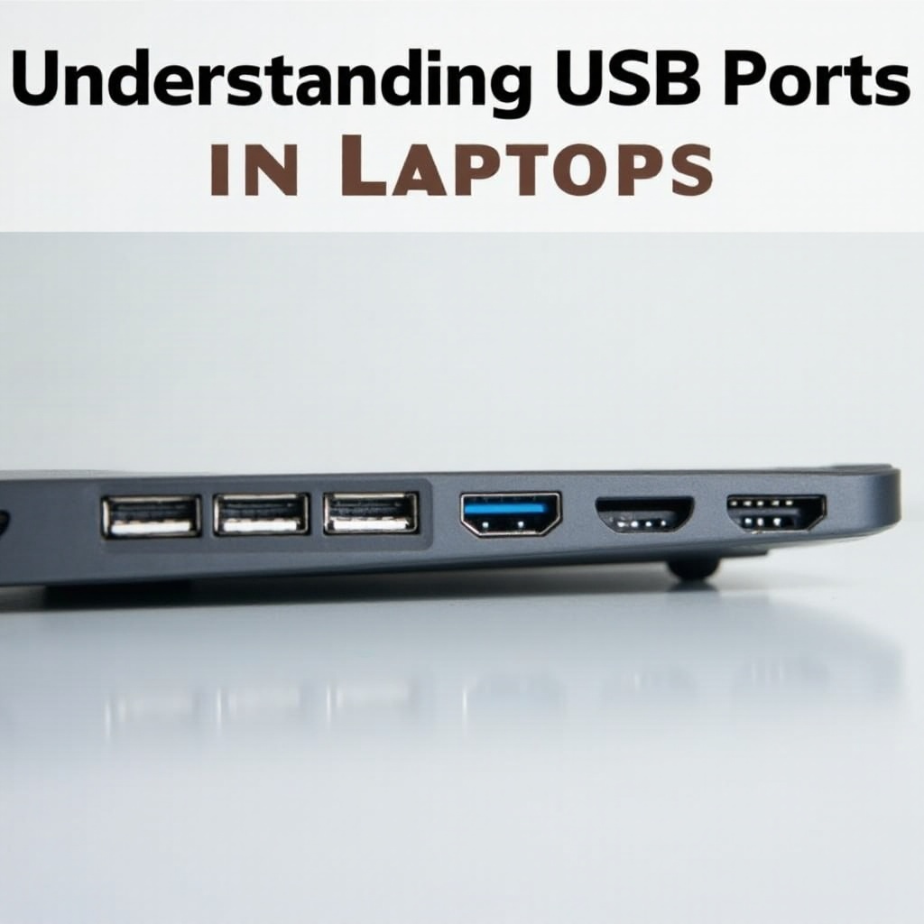 منافذ USB في أجهزة الكمبيوتر المحمولة