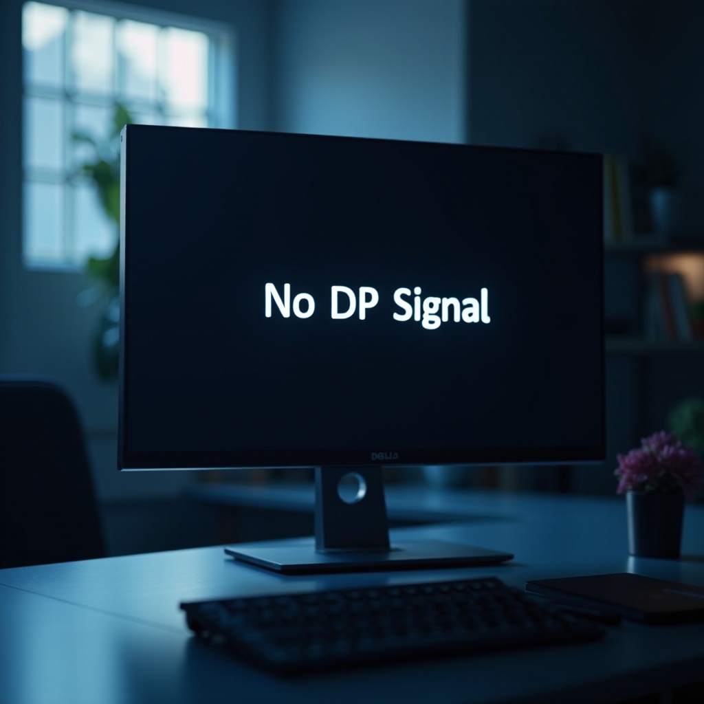 sinasabi ng aking dell monitor na walang dp signal