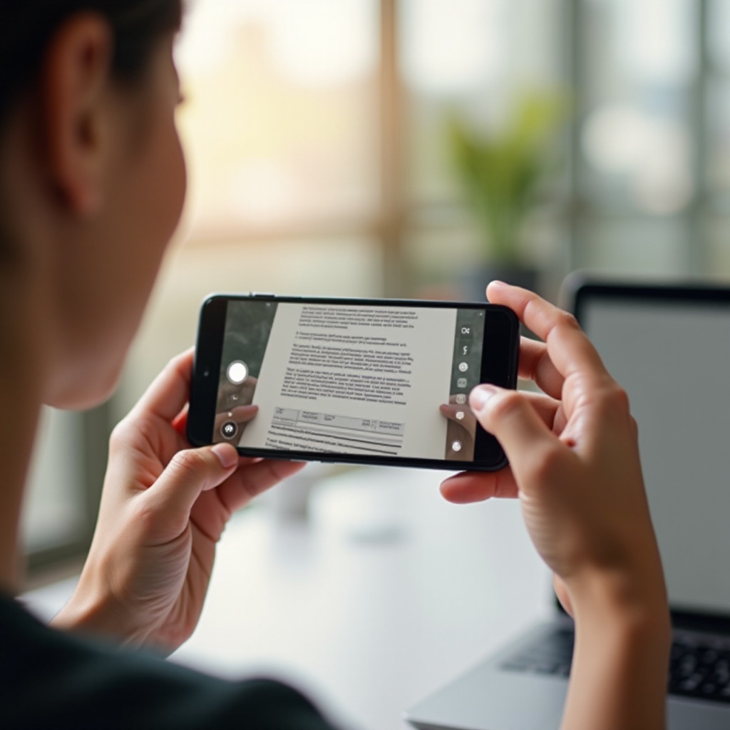 كيفية المسح الضوئي على ملاحظات ايفون