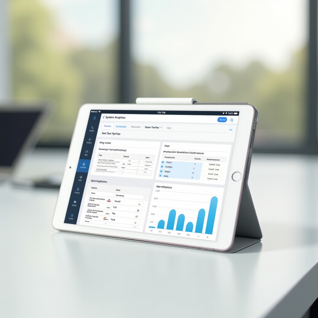 Ano ang data ng sistema sa iPad?