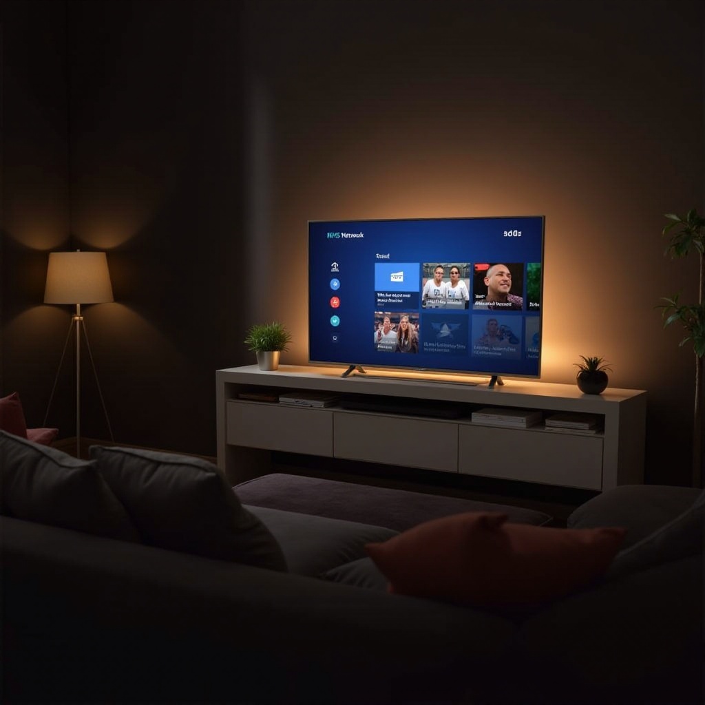 jak sledovat síť NFHS na chytré televizi Vizio