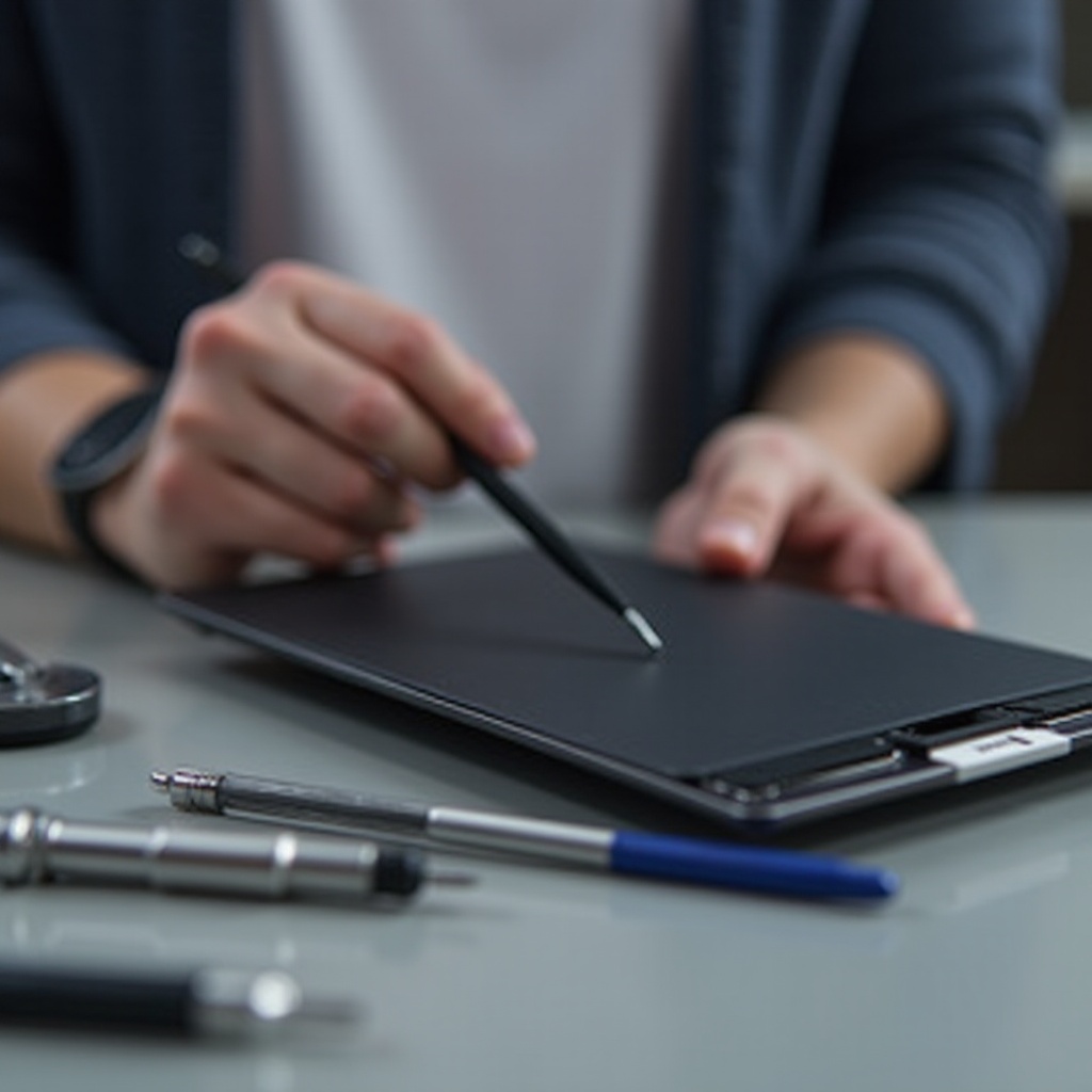 jak vyměnit baterii v tabletu Samsung