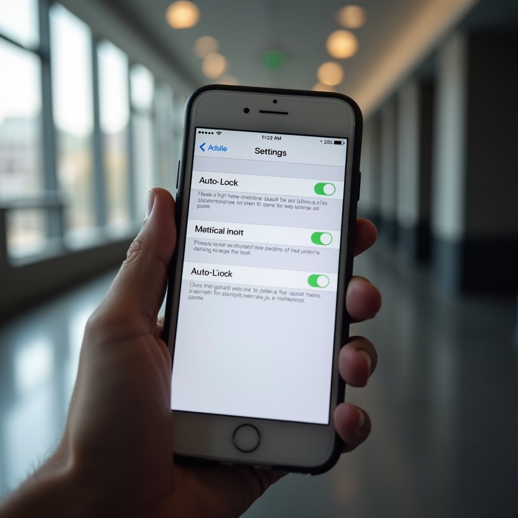 Ano ang auto lock sa iPhone?