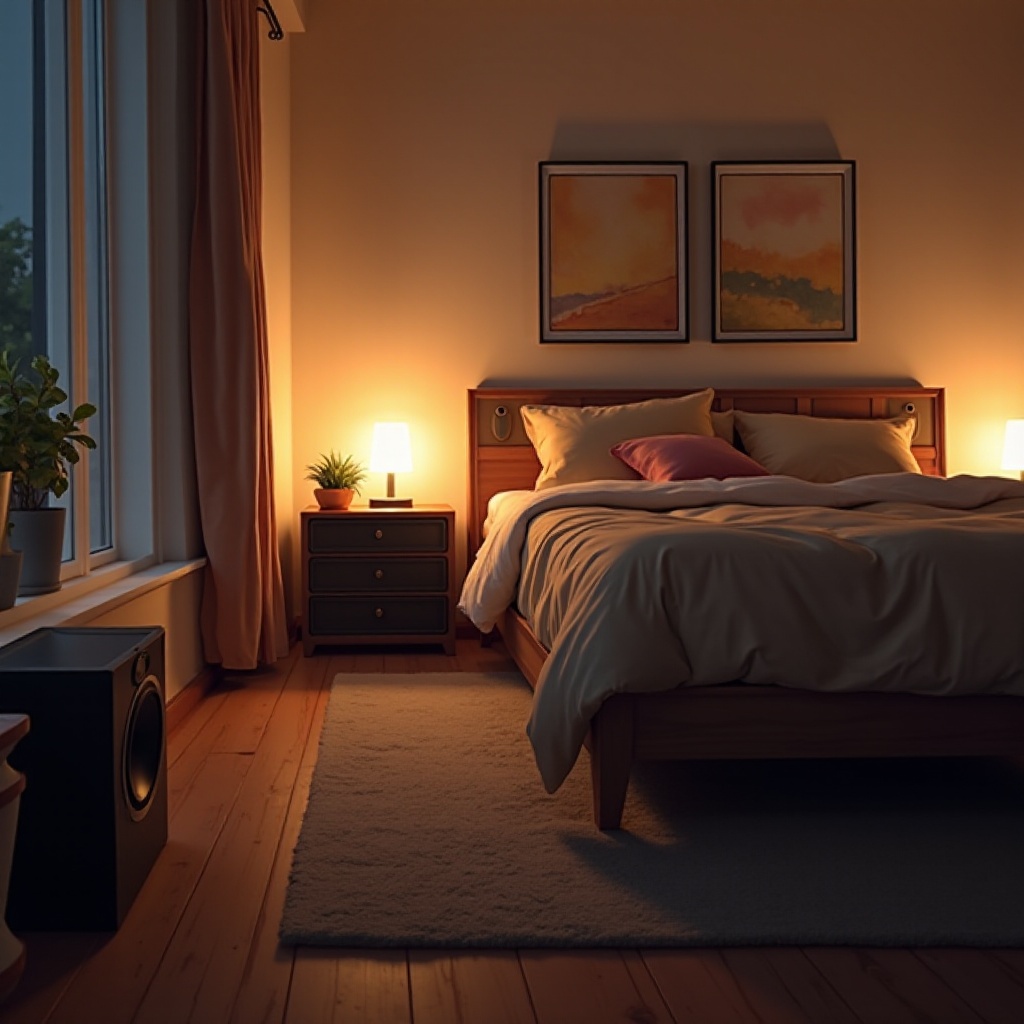 مضخم صوت غرفة النوم