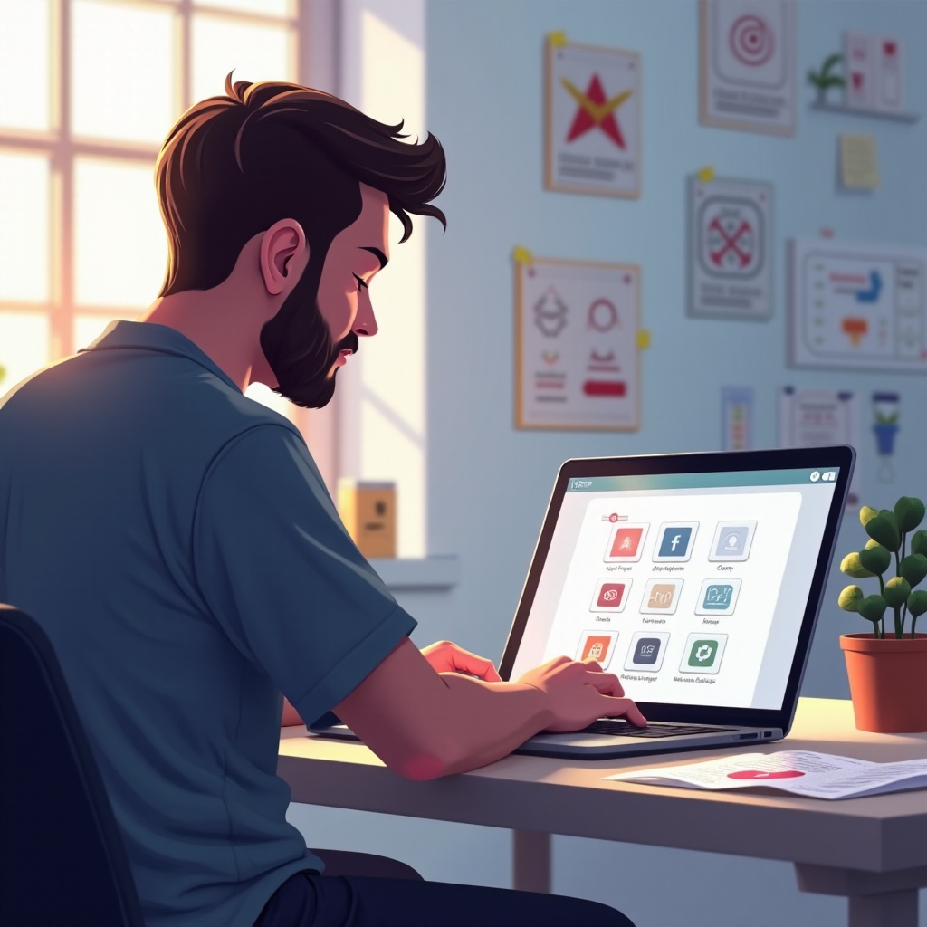 كيفية عمل رمز العلامة التجارية على جهاز Chromebook