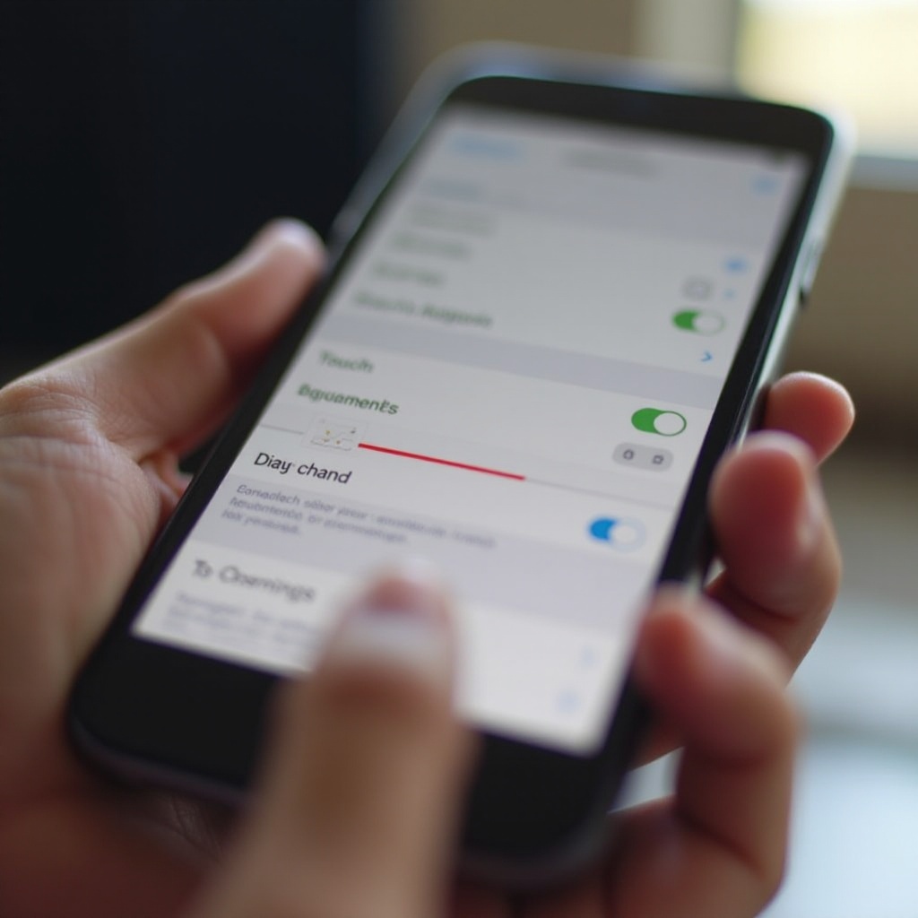 dotykové přizpůsobení iPhonu