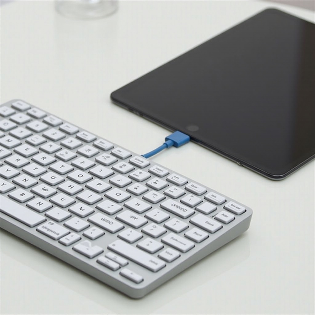 لوحة مفاتيح usb للآيباد