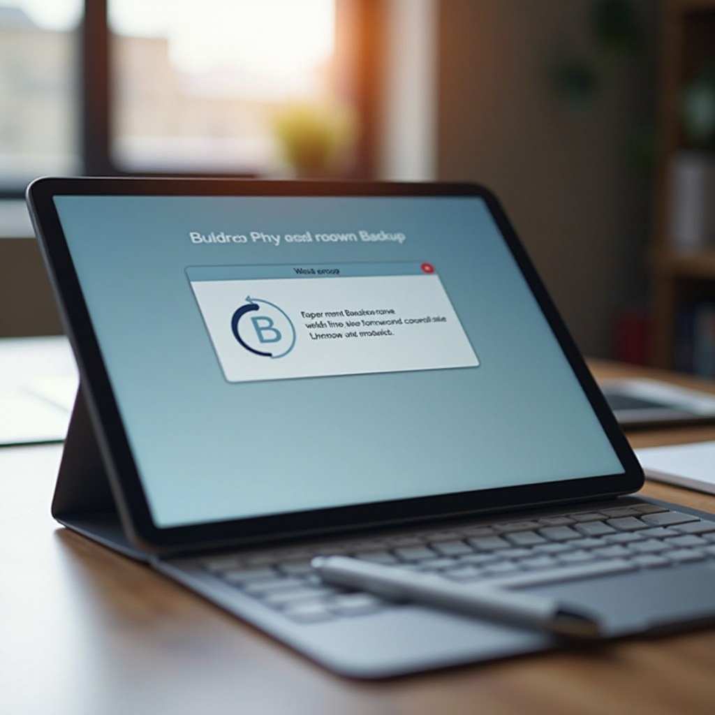 paano i-restore ang backup sa iPad