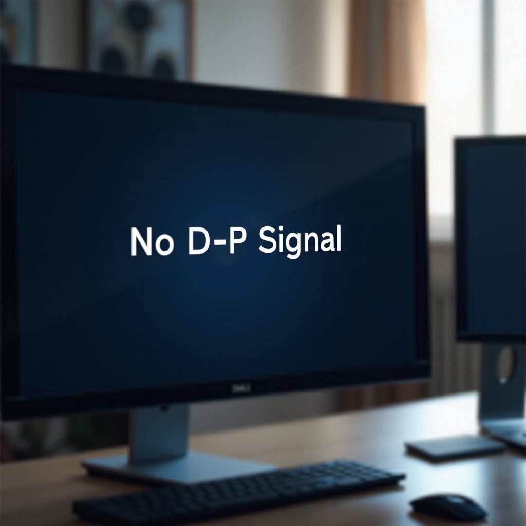 شاشتي من ديل تقول لا يوجد إشارة DP