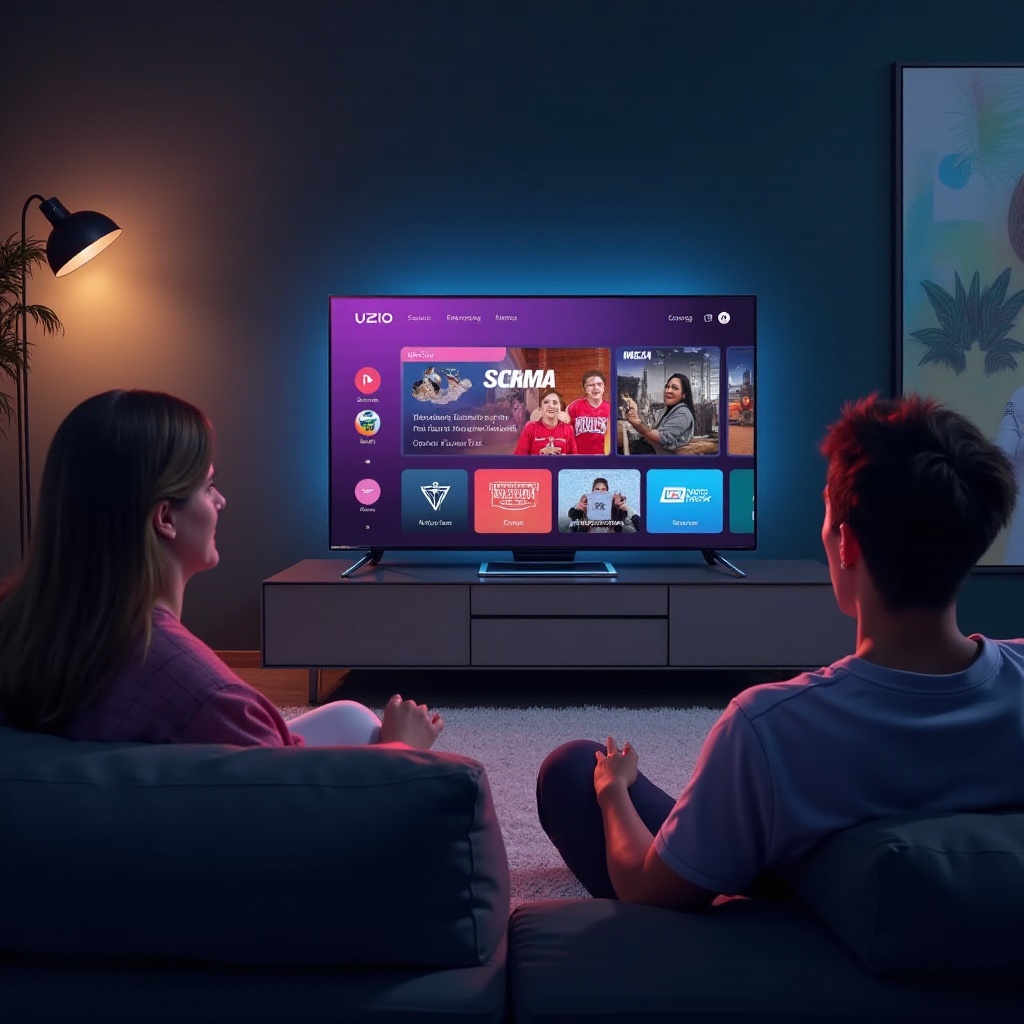 kung paano manood ng nfhs network sa Vizio smart tv