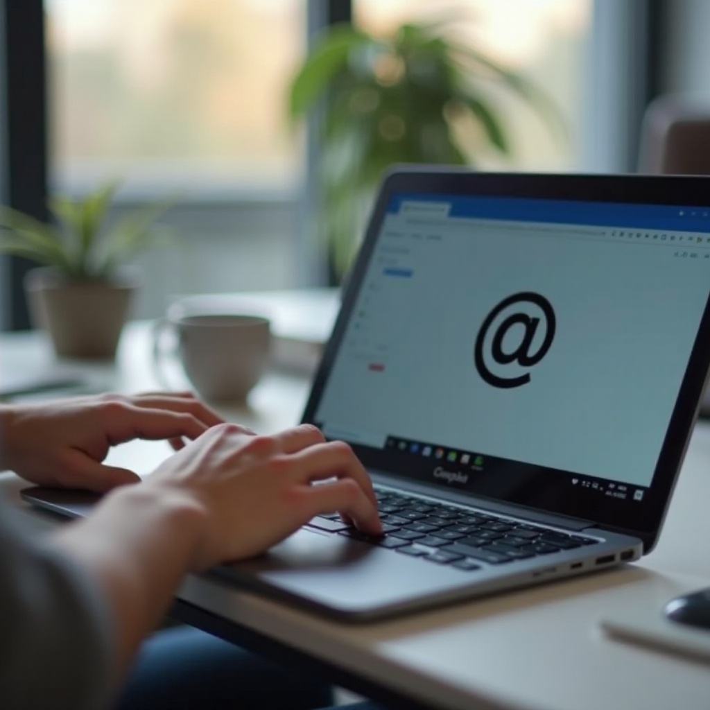 jak vytvořit symbol ochranné známky na Chromebooku