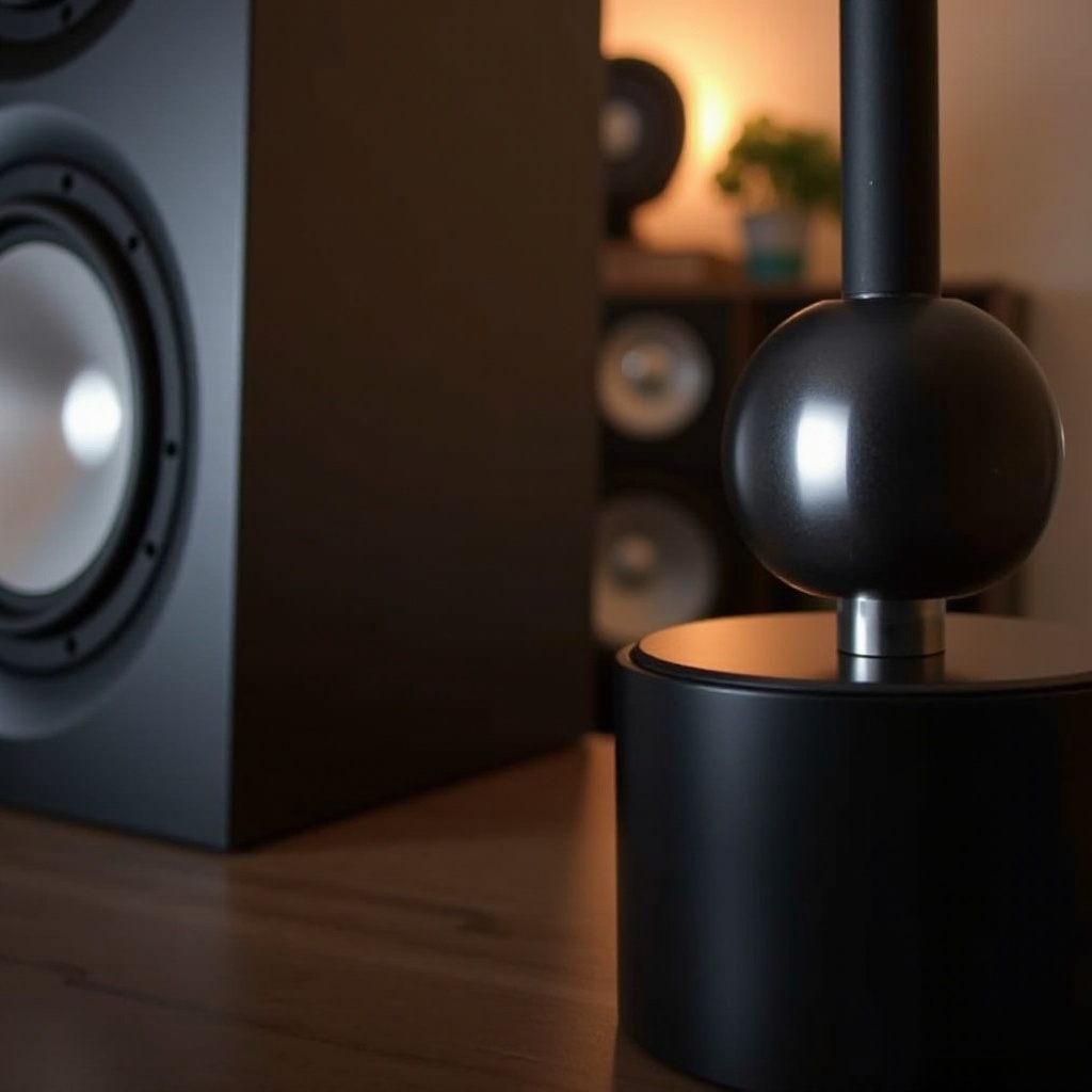 مكبر صوت مع مشع سلبي