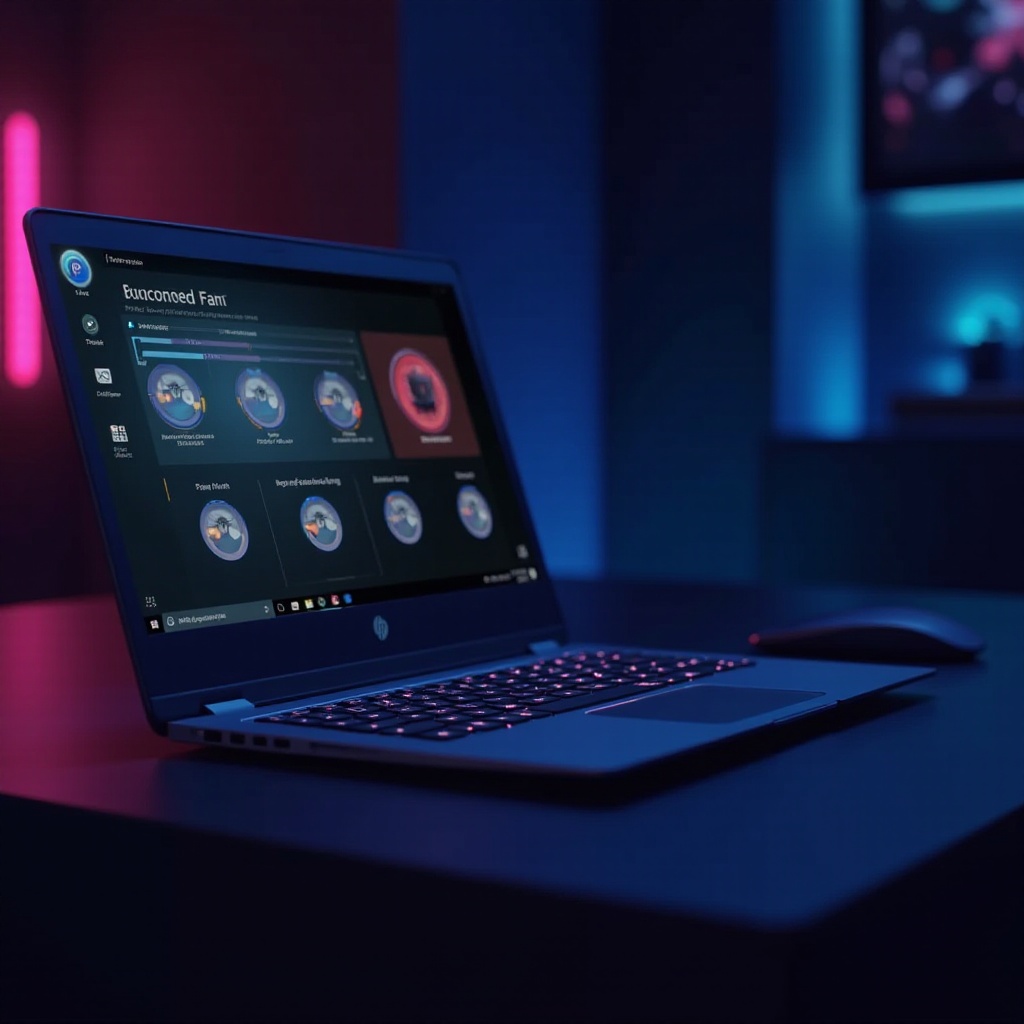 cómo controlar los ventiladores en una laptop HP Pavilion Gaming