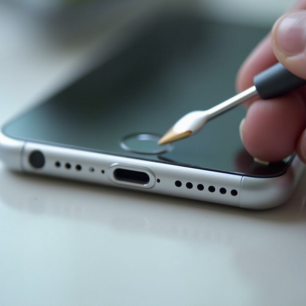 tlačítko napájení iphone je lepkavé