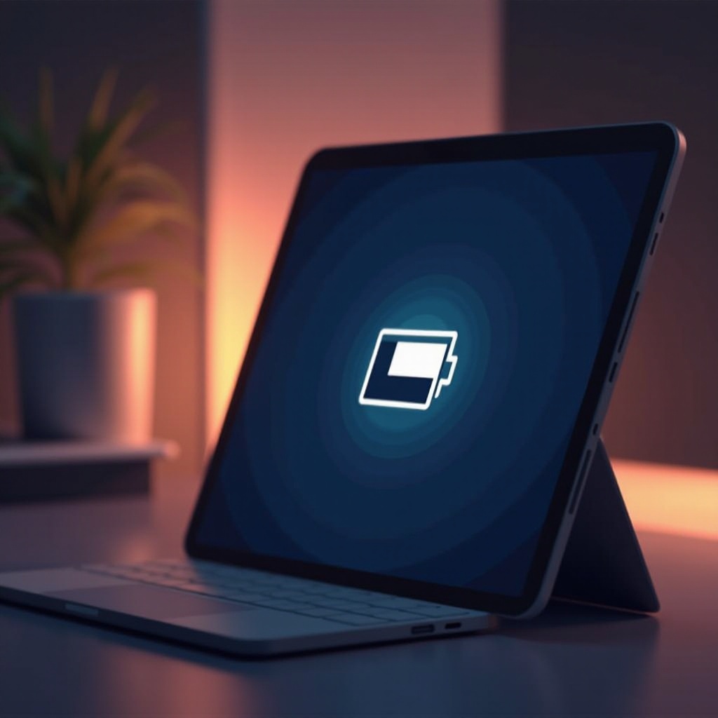 بطارية منخفضة على الآيباد