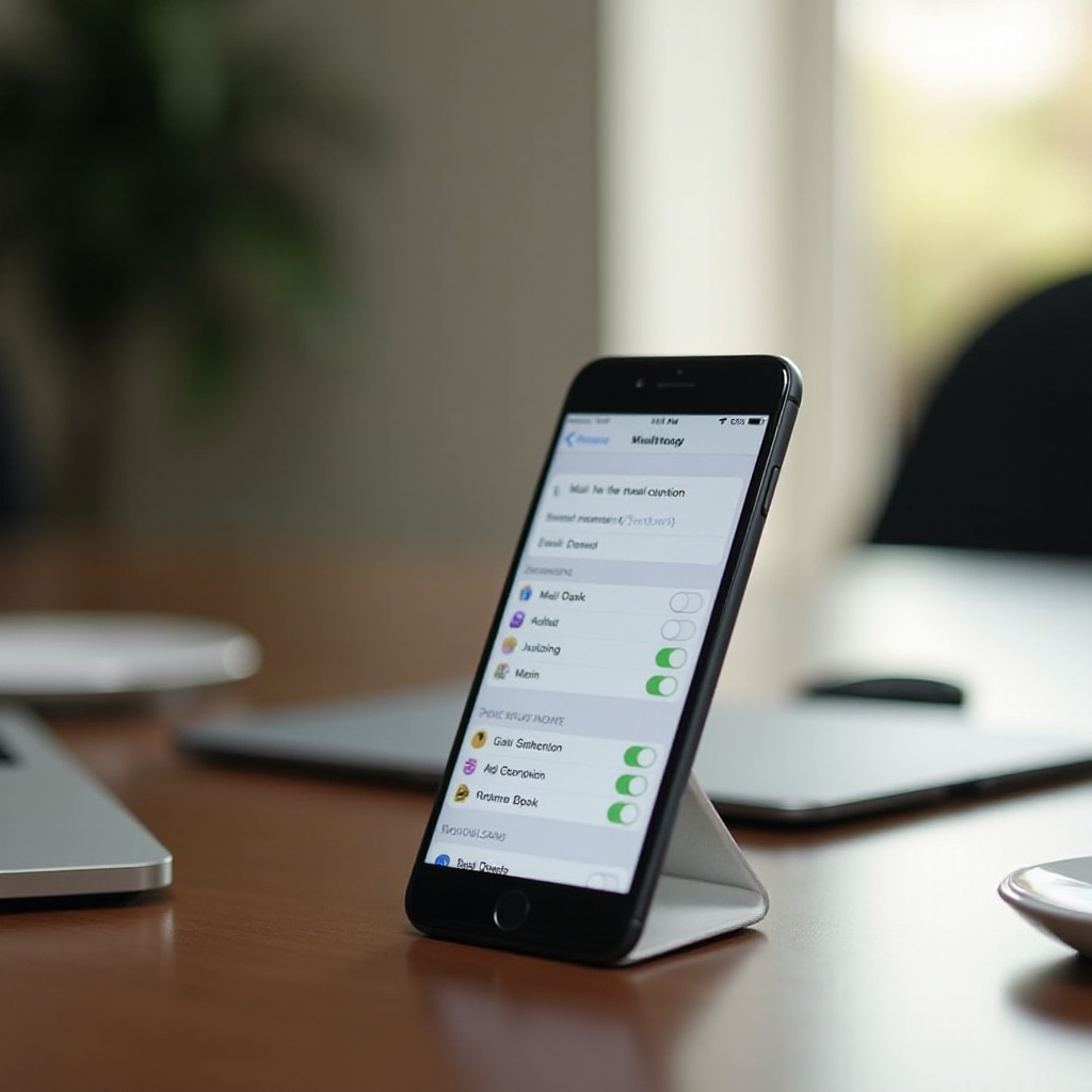 أين توجد إعدادات البريد على الآيفون؟