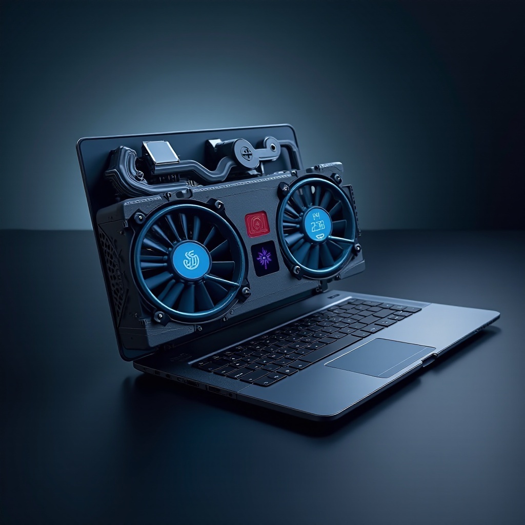 jak ovládat ventilátory na herním notebooku HP Pavilion